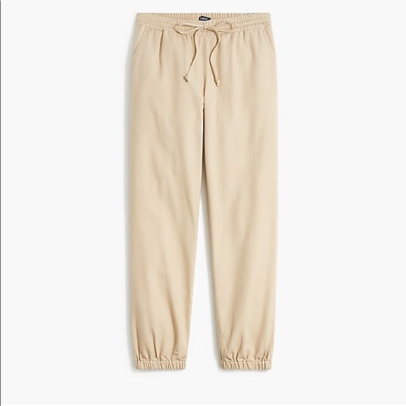 J. Crew Pants - JCREW - light tan joggers - NWT